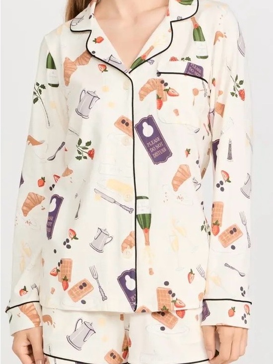 BedHead Other - BedHead Cream Pajama Set “Breakfast in Bed” collection